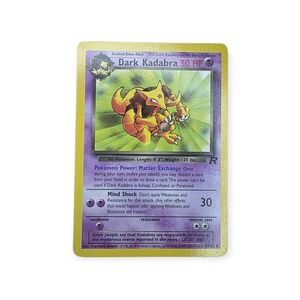 Vintage Dark Kadabra Pokémon Card